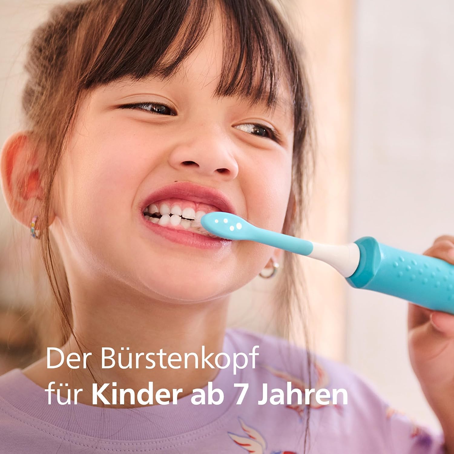 Detalle de Philips Sonicare For Kids HX6042/90 Ersatzbürstenköpfe – 2er-Pack (7+)