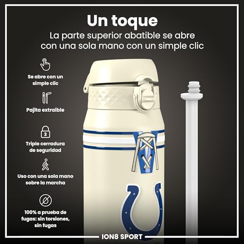 Detalle de ion8 NFL Indianapolis Colts Botella térmica 750 ml 💧