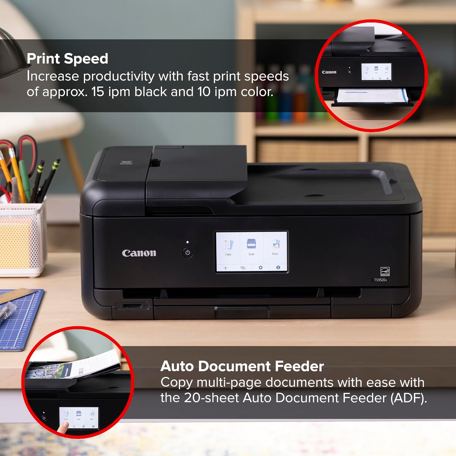 Detalle 2 de Canon All-in-One Inkjet Printer TS9520a
