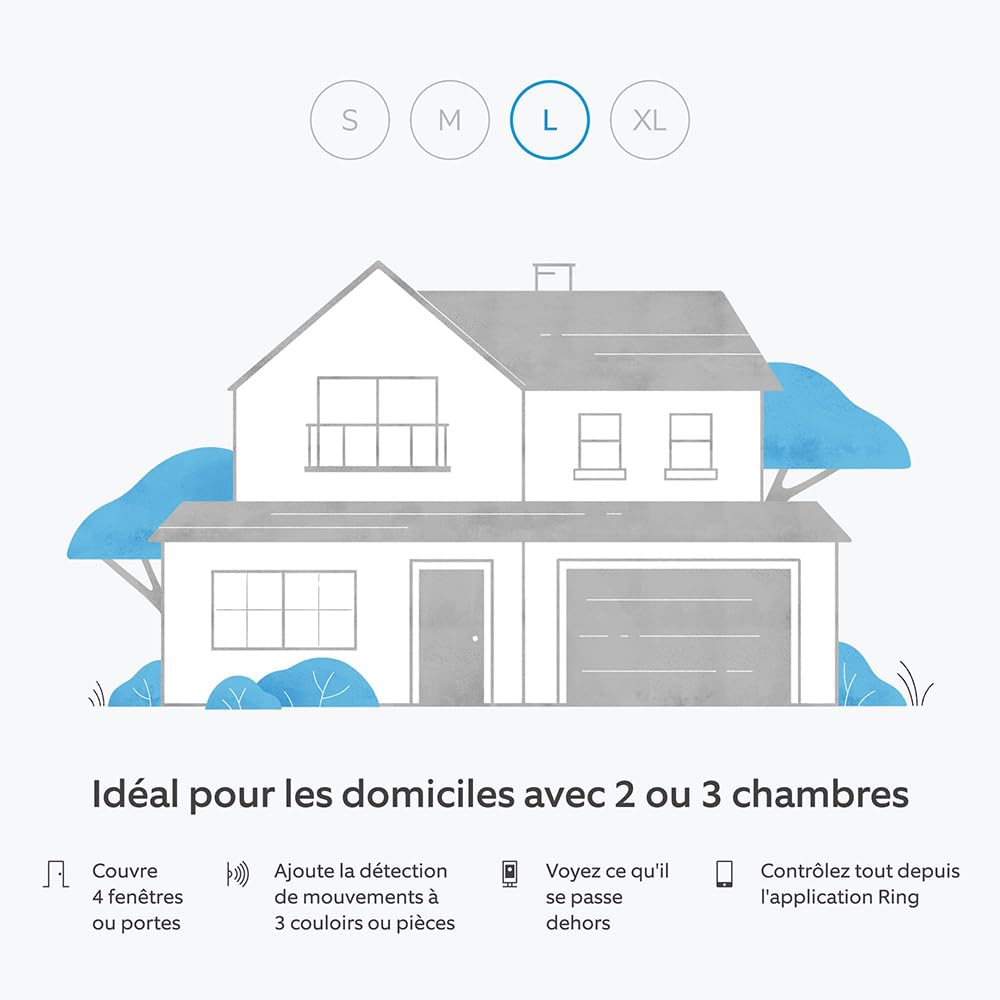 Thumbnail 2 de Kit Ring Alarm L + caméra intérieure