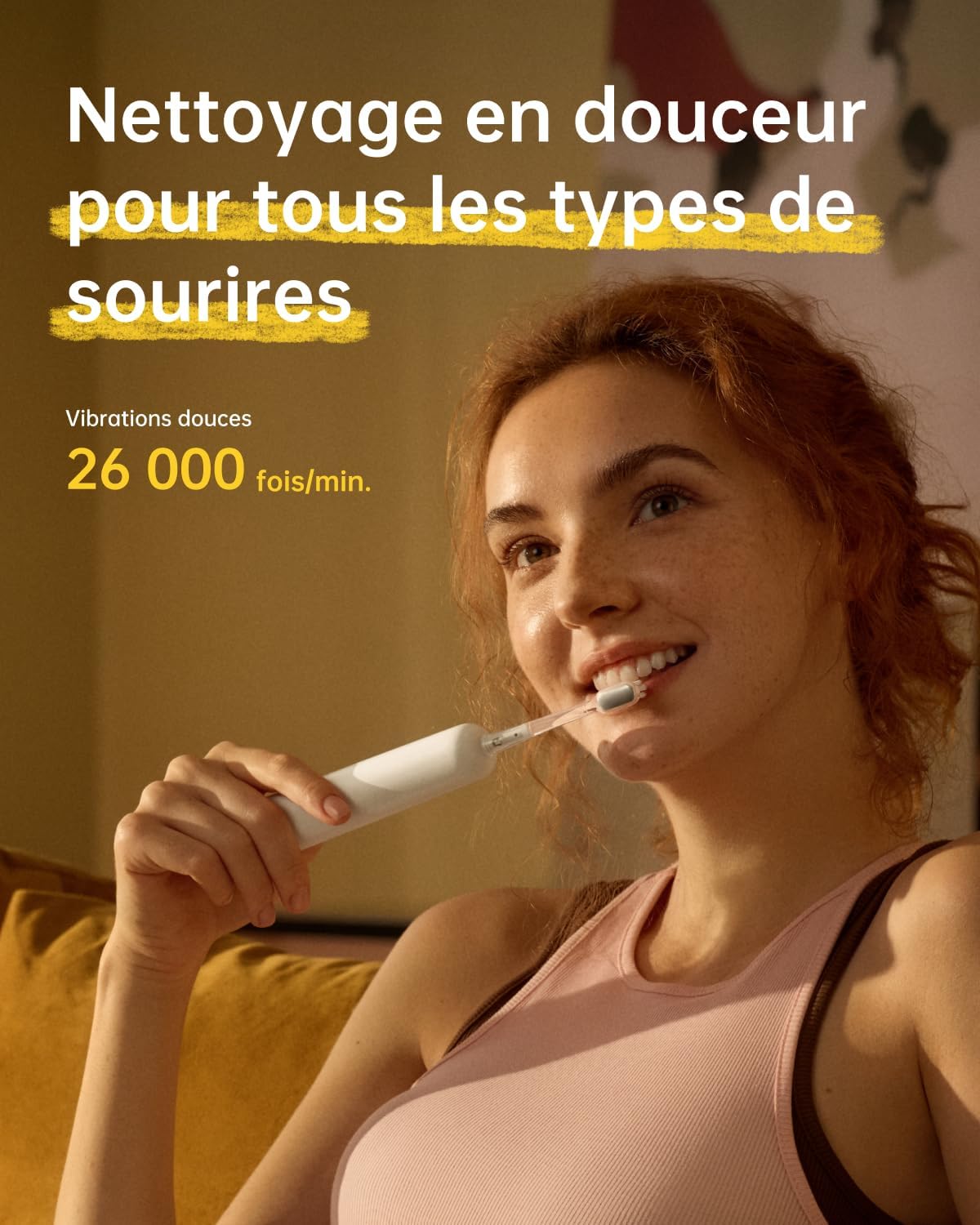 Detalle de Laifen Wave Special — brosse à dents électrique sonique, oscillation 60°, autonomie jusqu’à 50 jours, 2 têtes de brossage, IP68 (gris mat)