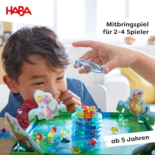 Detalle de Funkelschatz – Kinderspiel des Jahres 2018 von HABA: Interaktives 3D-Fantasiespiel für Familien