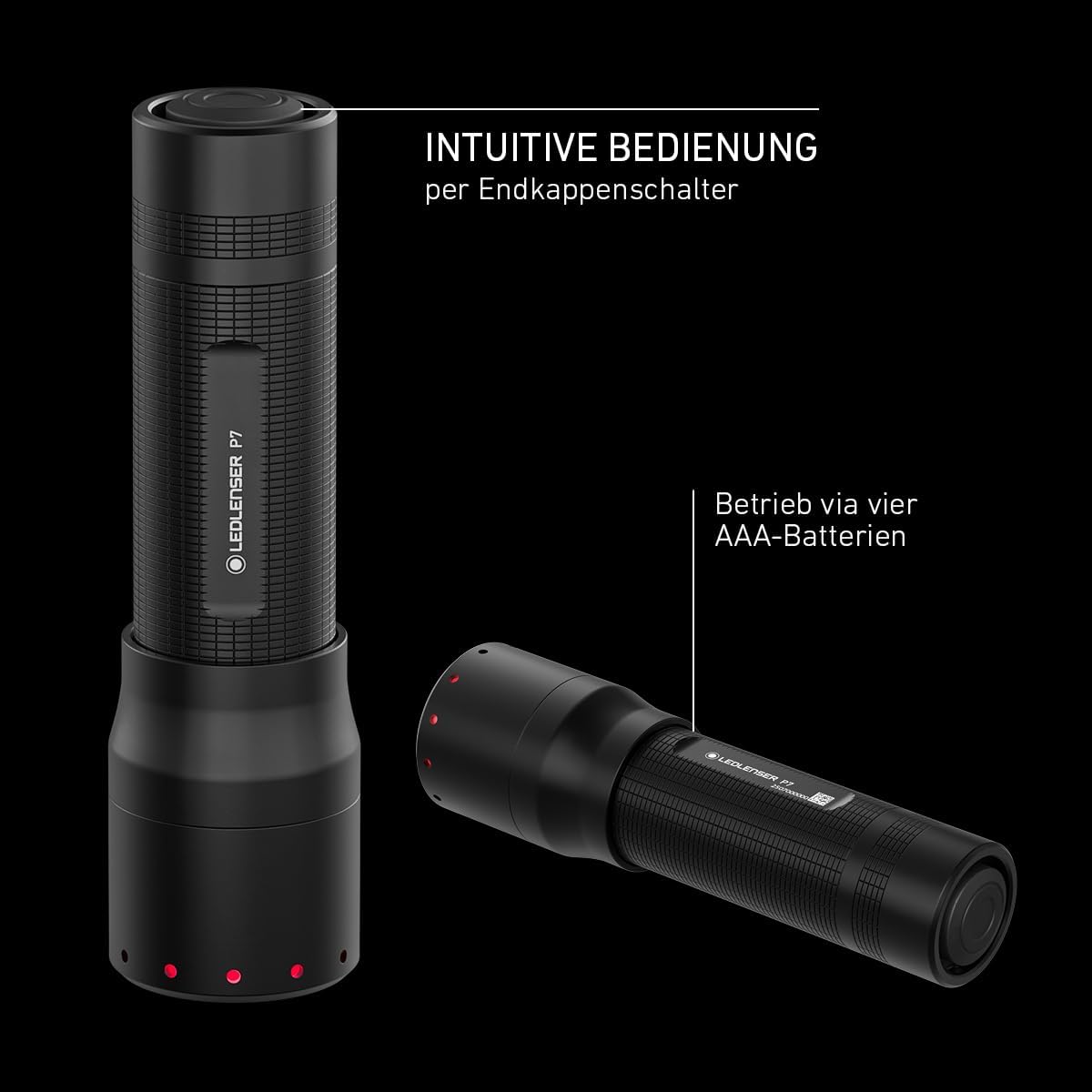Thumbnail 4 de Ledlenser P7 LED Taschenlampe – 650 Lumen, 400 m Zoom, kompakt & vielseitig