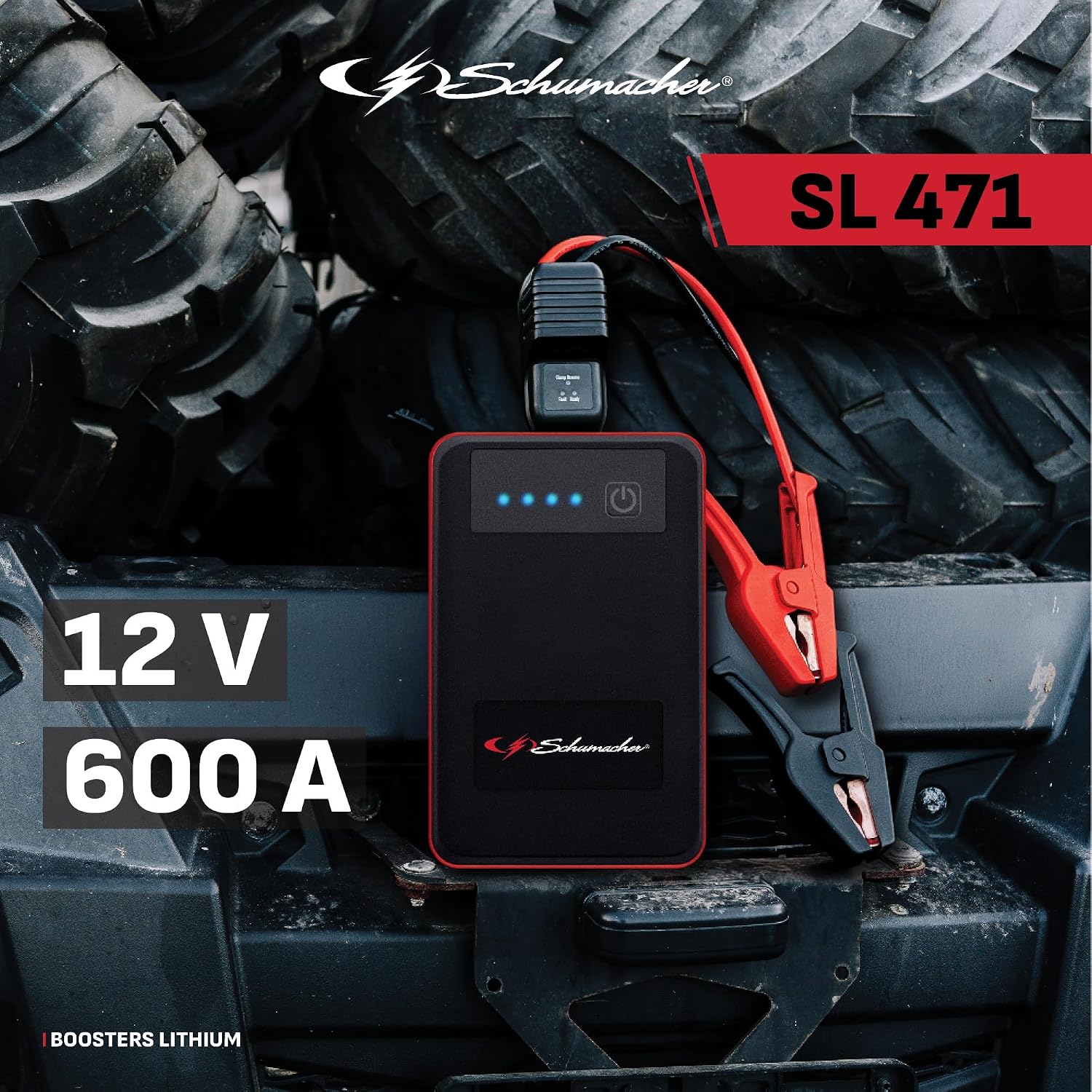 Thumbnail 1 de Schumacher Electric SL471 – Booster Batterie 600A 12V avec Power Bank et lampe torche