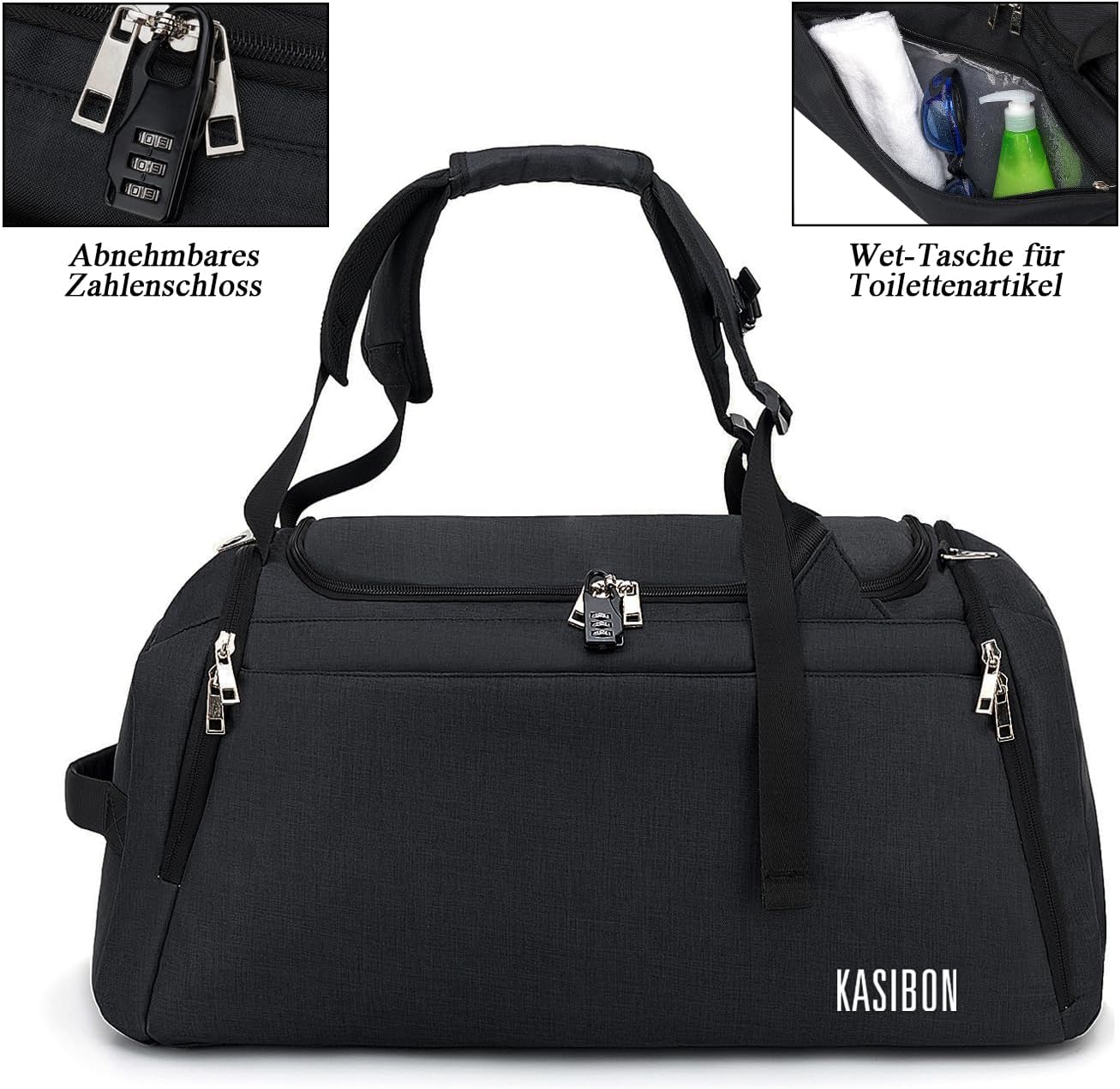 Thumbnail 2 de Sports Duffle Bag 42L with Shoe Compartment