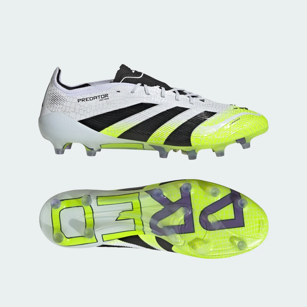 Detalle de Bota de césped artificial Predator Elite (Adidas) — color Blanco