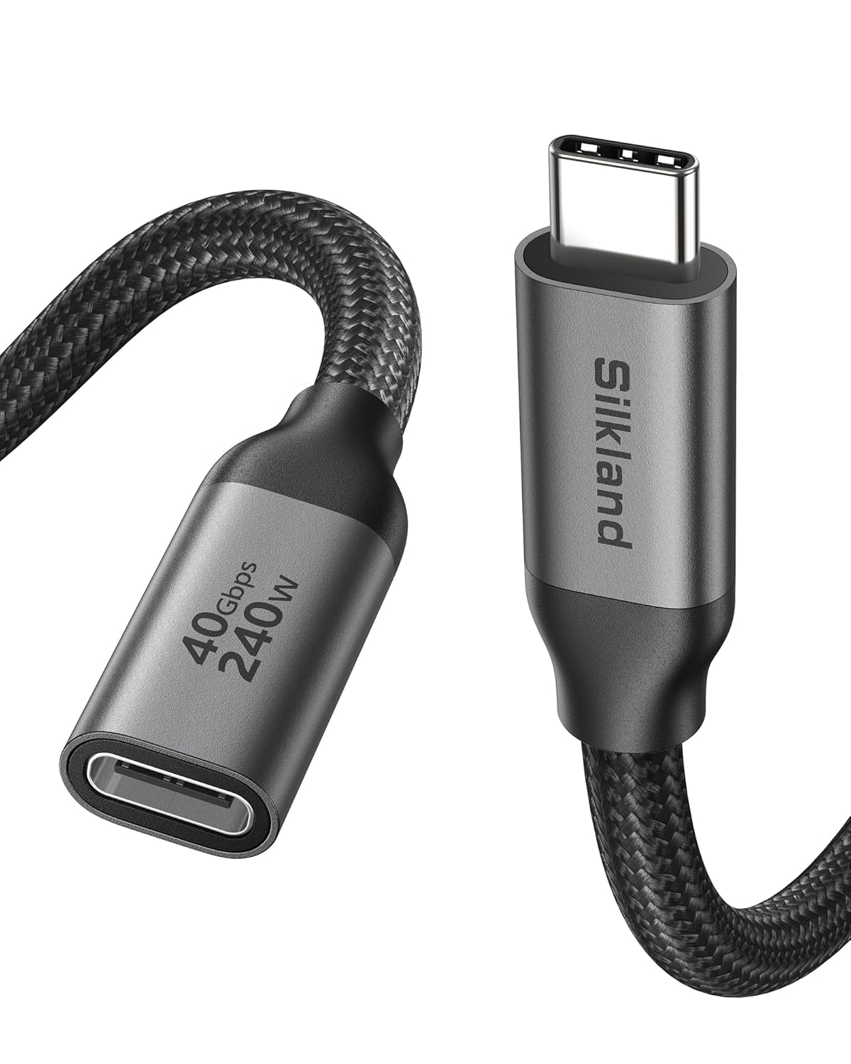 Detalle de Silkland 40Gbps USB4 Extension Cable 3.3ft