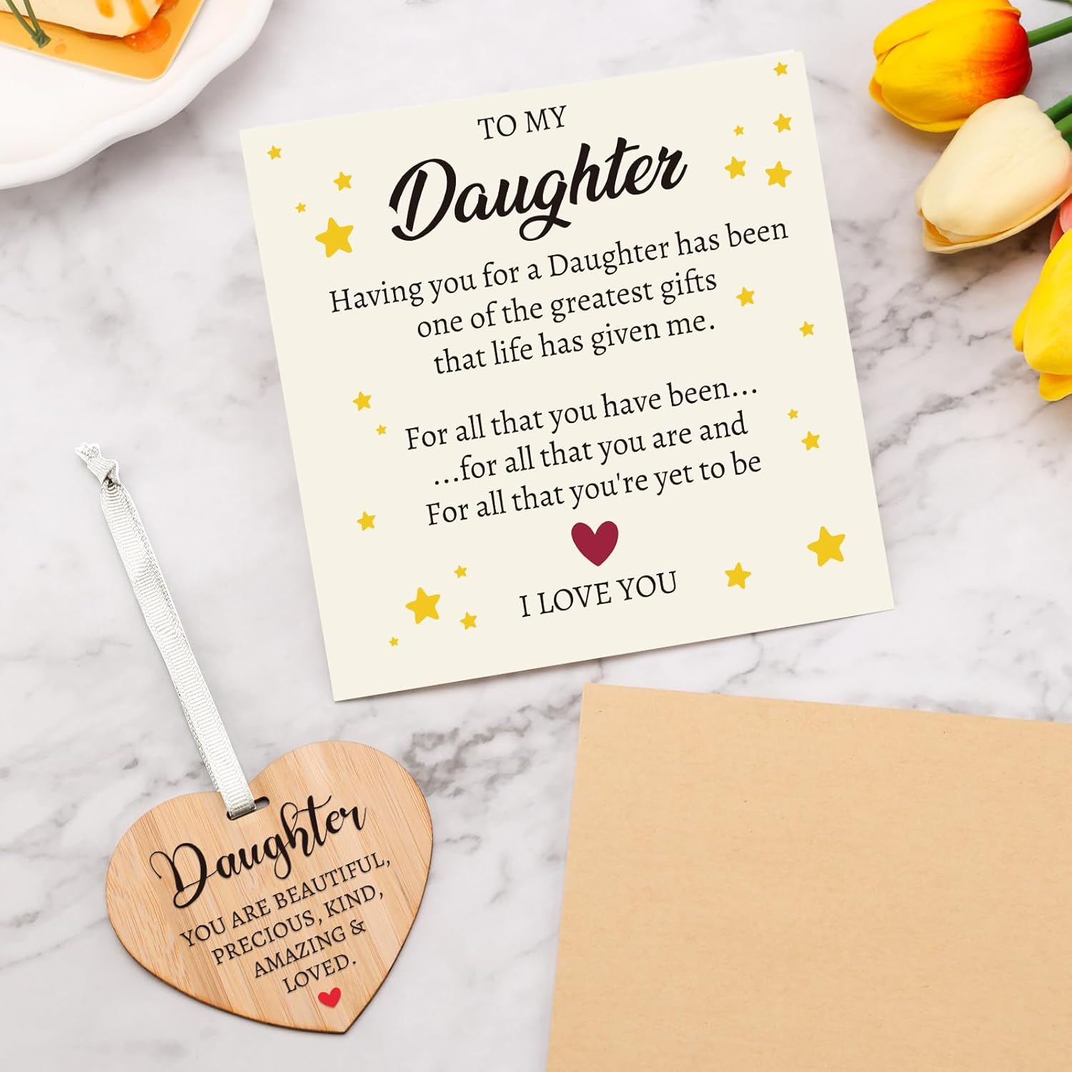 Thumbnail 5 de Welsky Daughter Birthday Cards with Envelope
