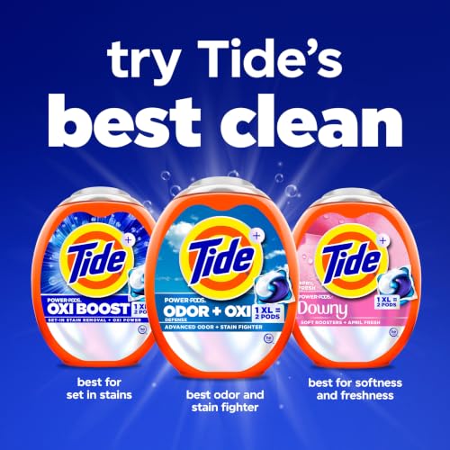 Thumbnail 5 de Tide Odor Defense + Oxi Laundry Detergent Pacs, Original Scent — 45 Count