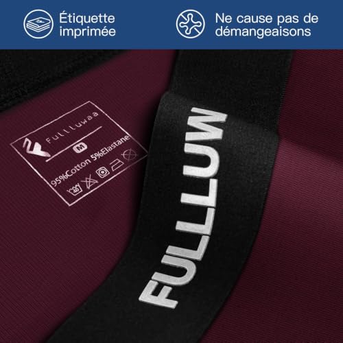 Thumbnail 6 de Fullluwaa Boxer Homme Coton Lot de 10 — Multicolore, Ceinture Élastique, Doux et Durable