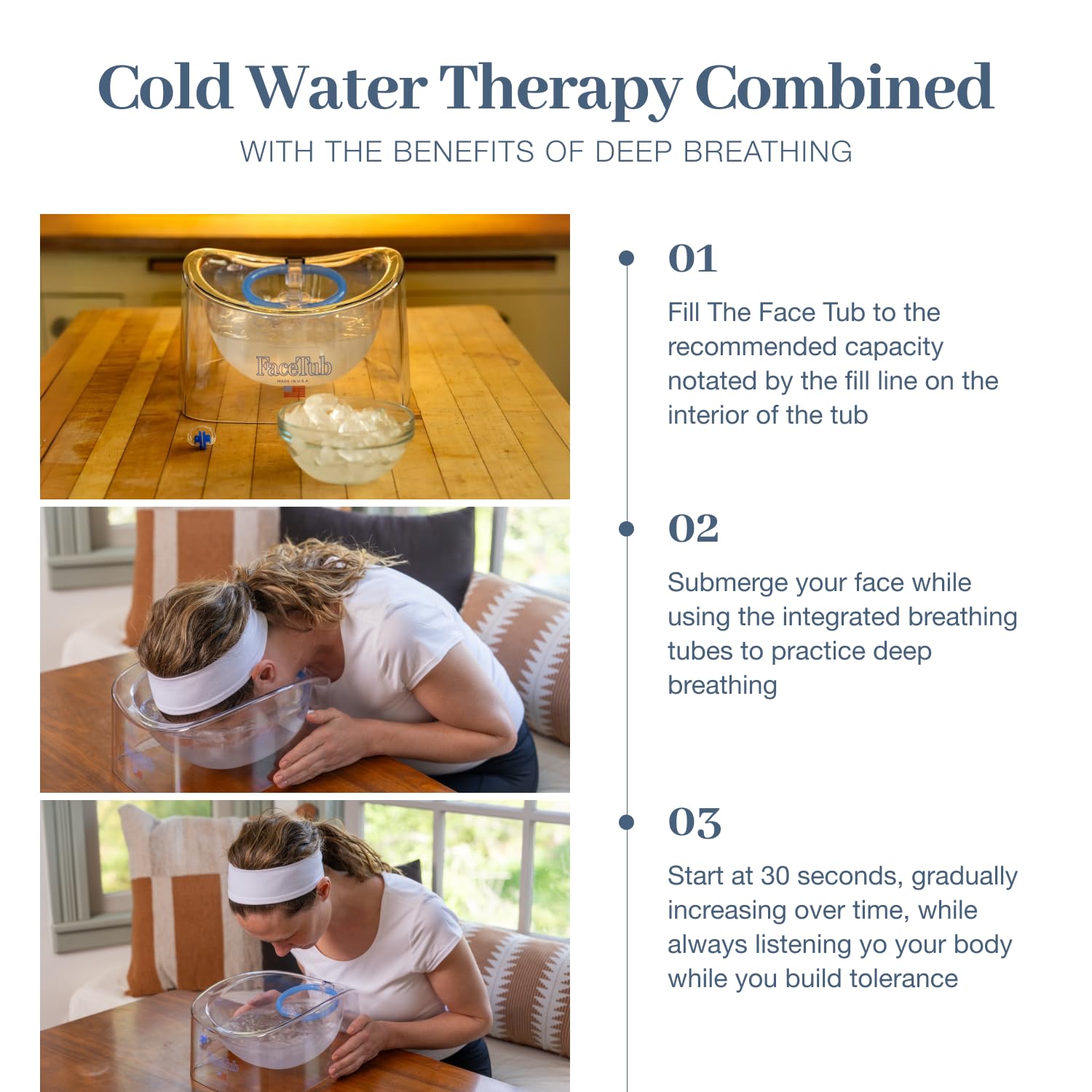 Detalle 2 de The FaceTub Cold Ice Bath cold plunge