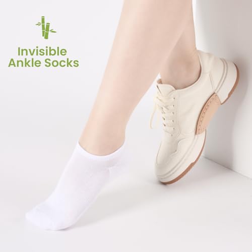 Thumbnail 4 de Niofind Bamboo Trainer Socks for Women and Men – No Show, Low Cut, Non-Slip Multipack