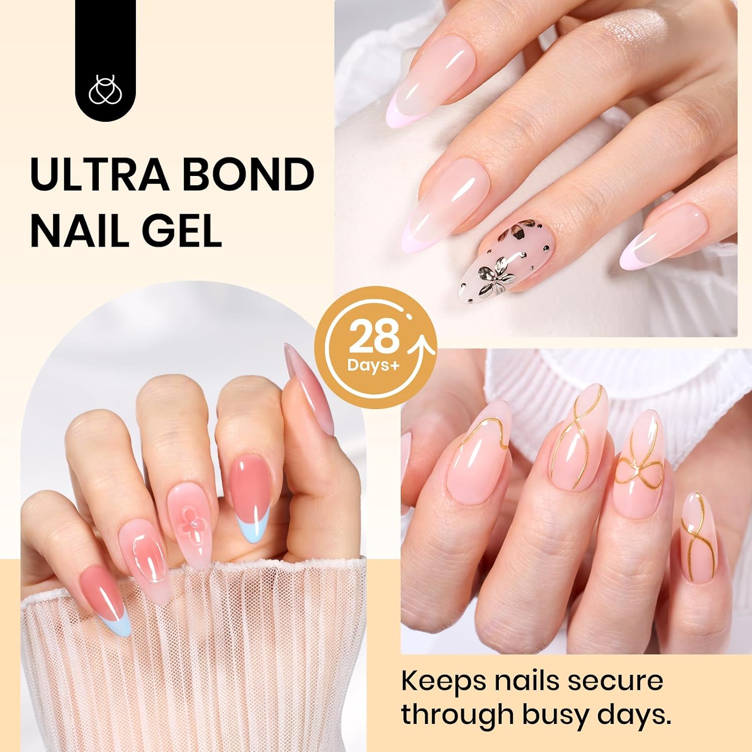 Detalle 2 de Beetles Solid Nail Glue Gel 15g ๐