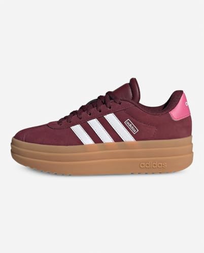 Thumbnail 9 de adidas Mixte Enfant VL Court Bold Junior – Shadow Red/Cloud White/Pink Fusion, 35,5 EU