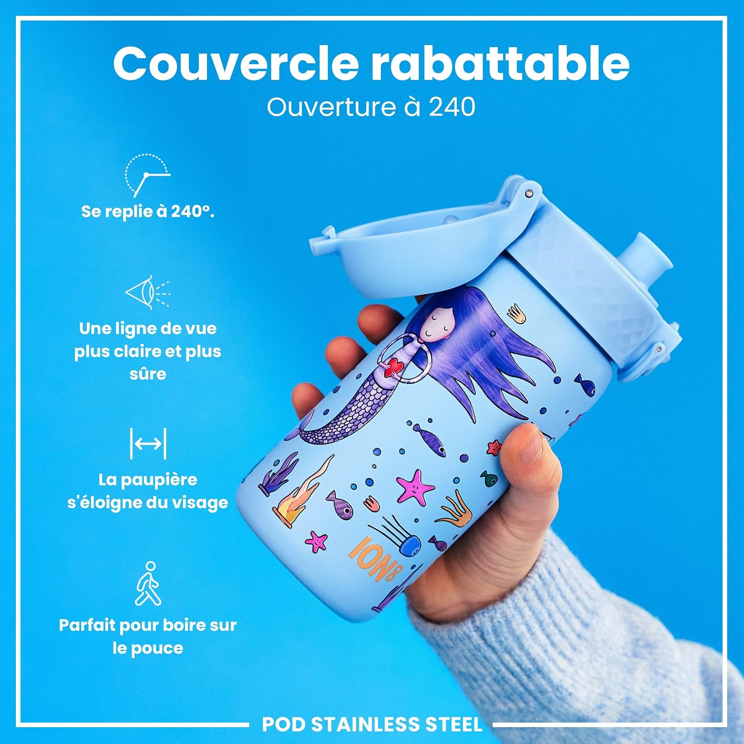 Thumbnail 3 de Ion8 Gourde Enfant 400ml 🥤
