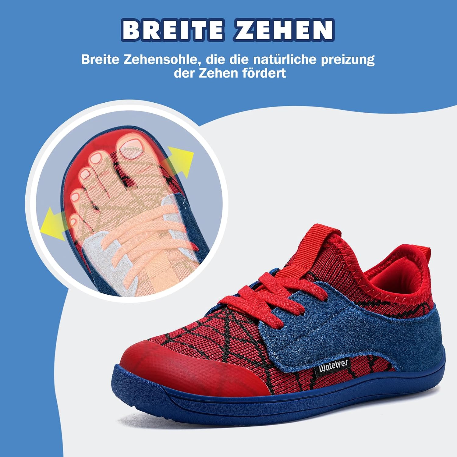 Thumbnail 3 de Breite Barfußschuhe WateLves für Kinder