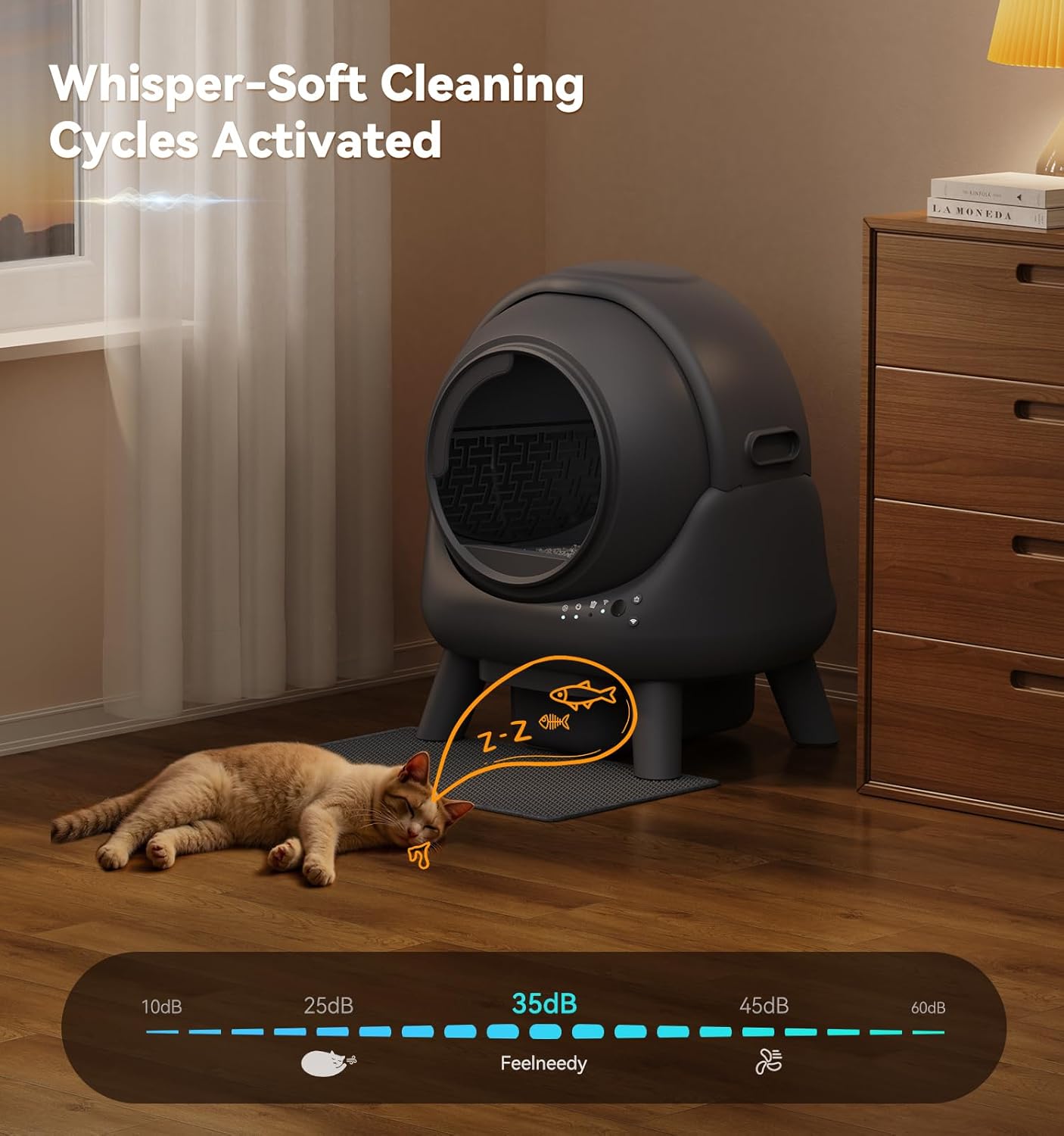 Thumbnail 5 de FEELNEEDY 65L Automatic LitterBox for Multi-cats