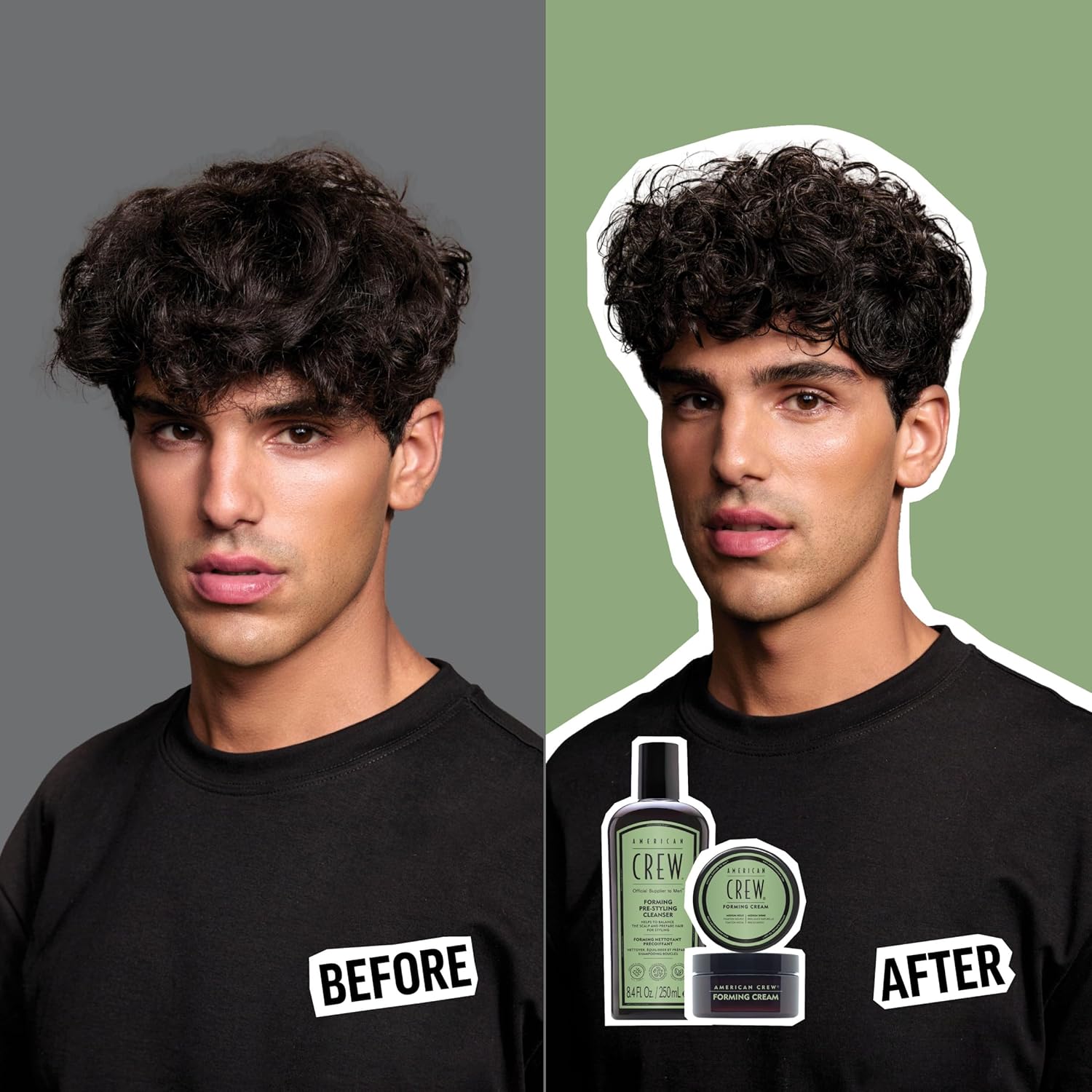 Thumbnail 3 de American Crew Forming Pre-Styling Shampoo: shampoo vegano per capelli ricci uomo, 250ml