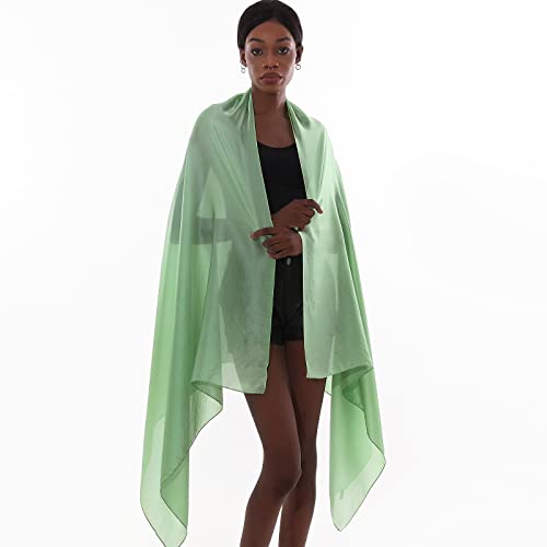 Thumbnail 4 de PIOYMEYA Chal Verde Mujer – Estola Foulard para Boda y Fiesta