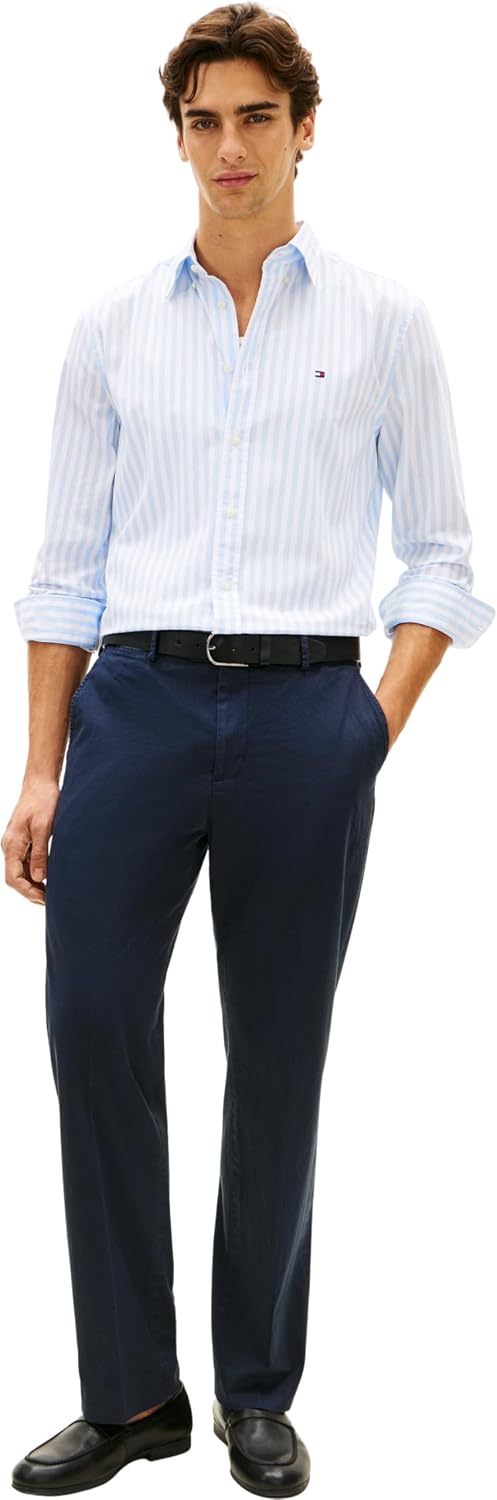 Detalle 2 de Tommy Hilfiger Flex POPLIN Classic STP RF Shirt – Regular Fit, Button-Down-Kragen