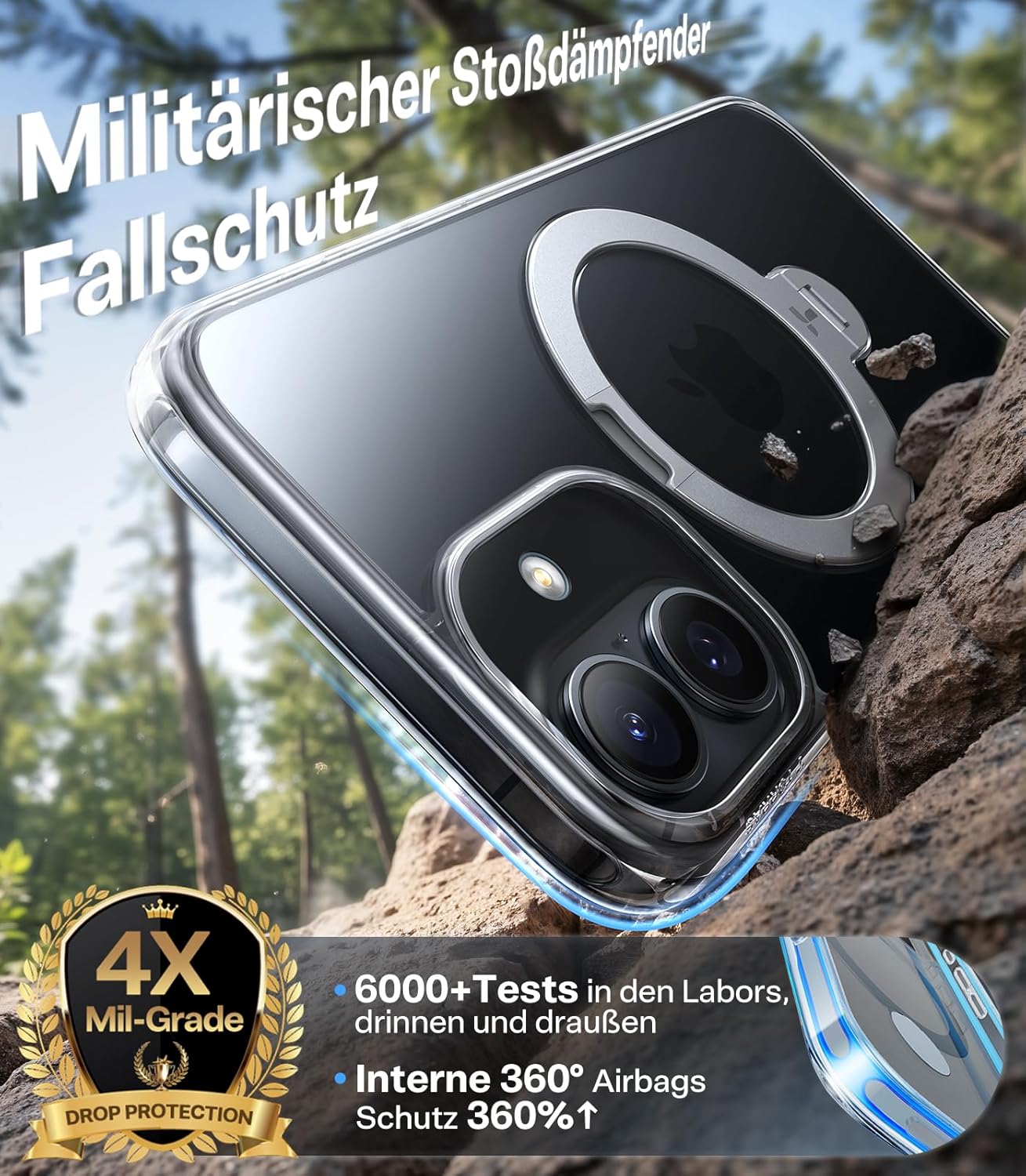 Thumbnail 4 de TORRAS Ostand Q3 Spin für iPhone 17 Hülle 360° Ständer