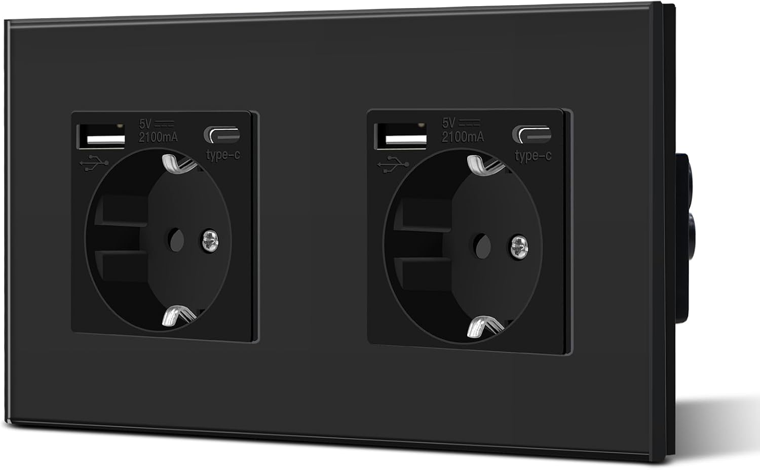 Detalle de BSEED Unterputz Steckdose 2,1 A USB đ