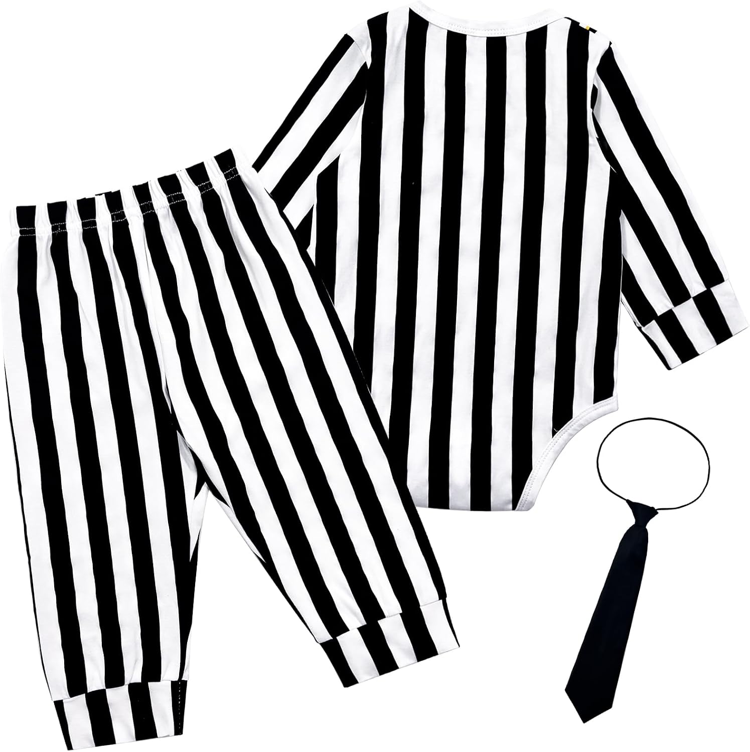 Detalle de Pezhiqun Baby Boys Striped Costume with Cotton Blend and Matching Tie