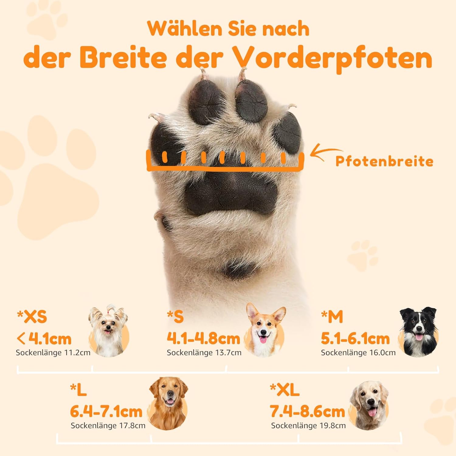 Thumbnail 4 de PICK FOR LIFE Hundesocken Anti-Rutsch L Grau