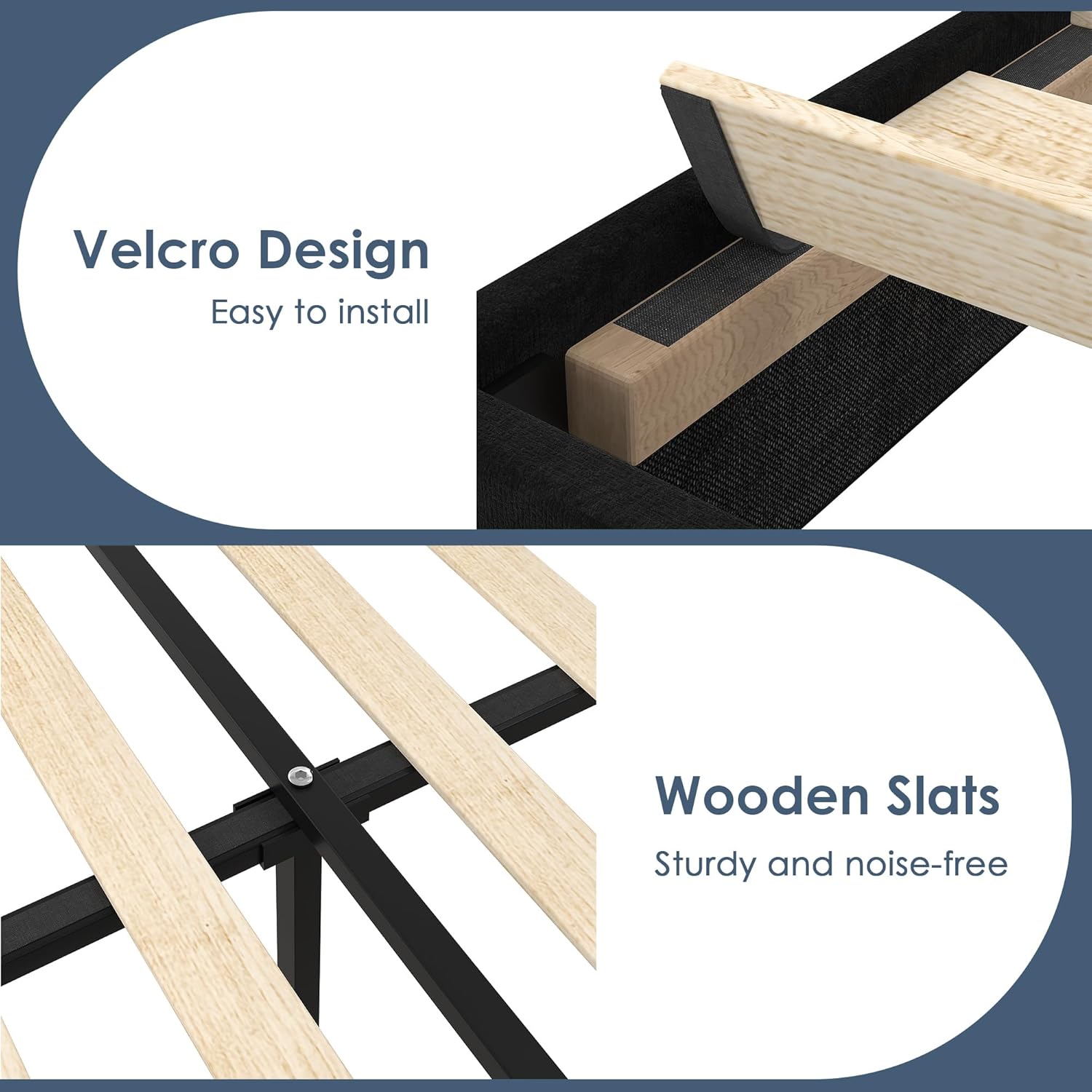 Thumbnail 6 de VECELO Twin Platform Bed Frame