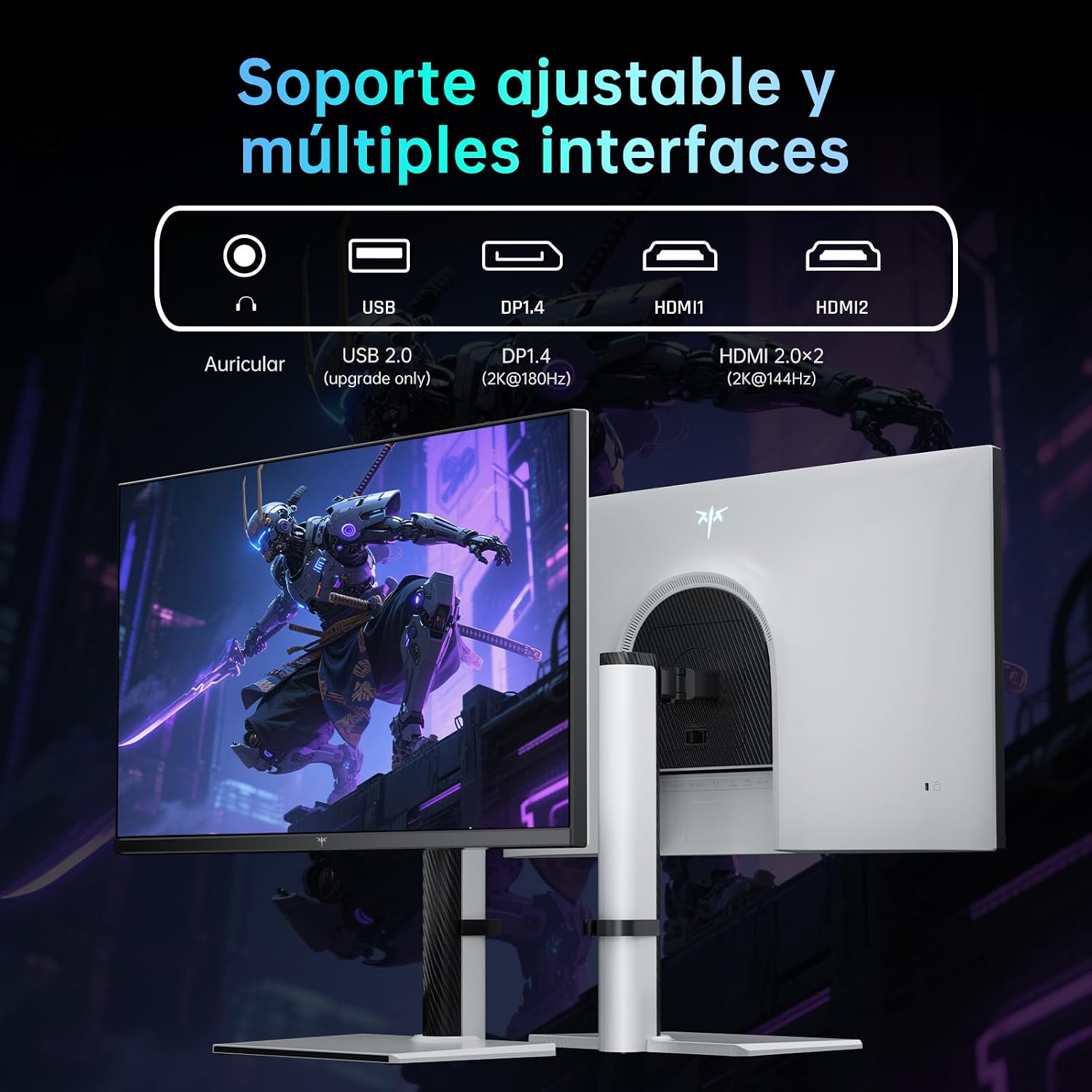 Thumbnail 6 de KTC H27P6 Monitor 27" 4K 160Hz