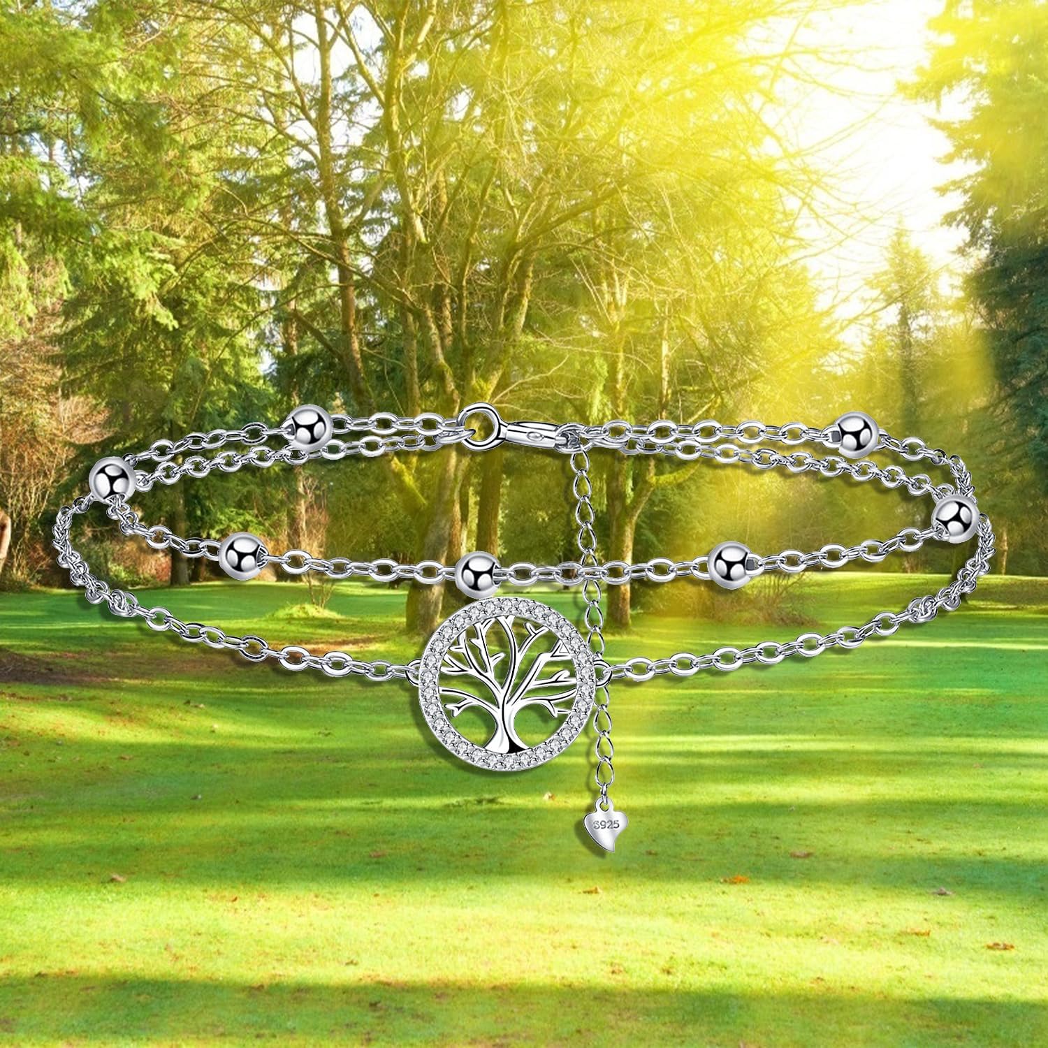 Thumbnail 4 de Bracelet Yinsen pour femme en argent sterling 925 (arbre de vie) — bijou cadeau