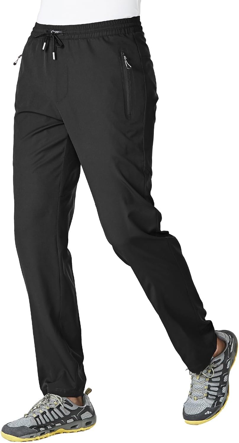 Detalle de JHMORP Men's Athletic Workout Pants, Lightweight Quick-Dry 4-Way Stretch