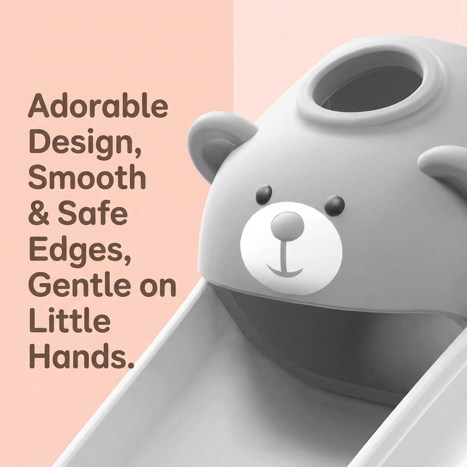 Detalle 2 de SKYROKU SLT001 Toddler Faucet Extender, Grey, U-Shaped Spout
