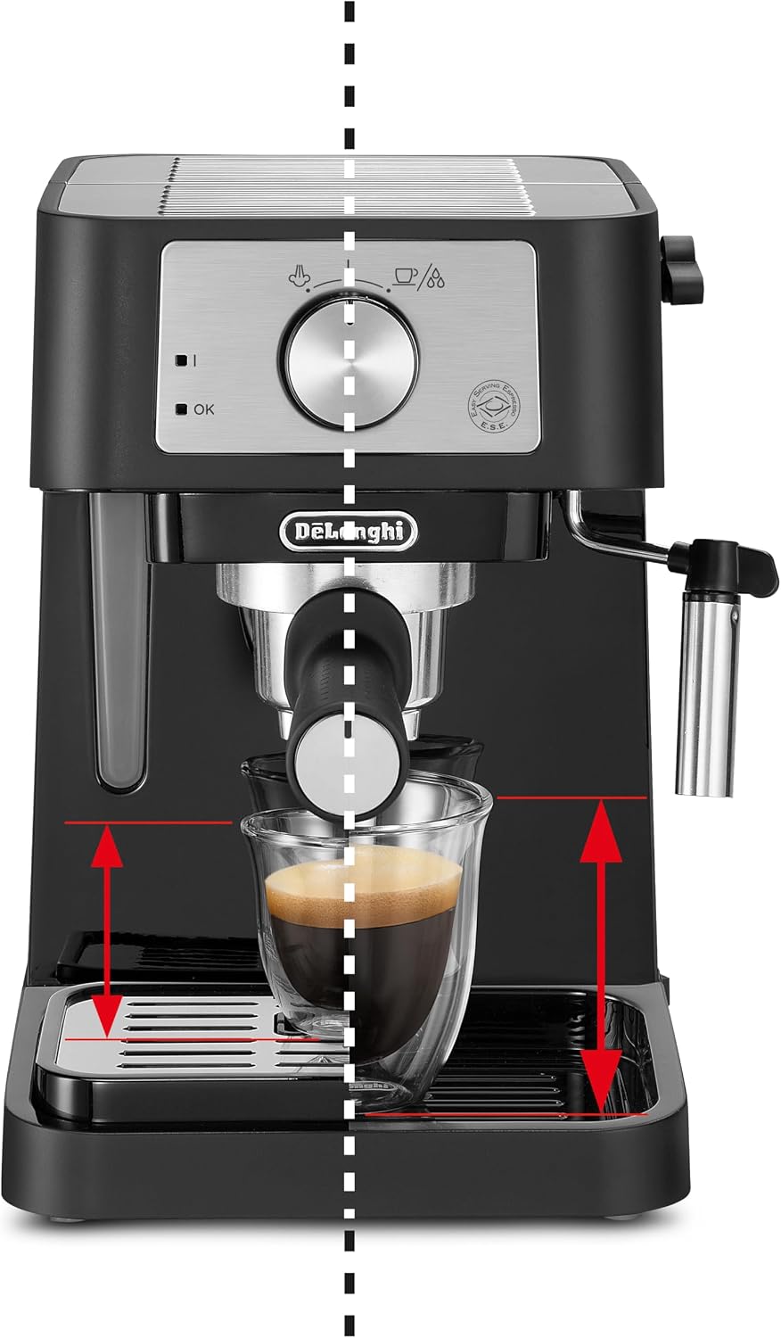 Detalle de De'Longhi Stilosa EC260.BK espresso machine