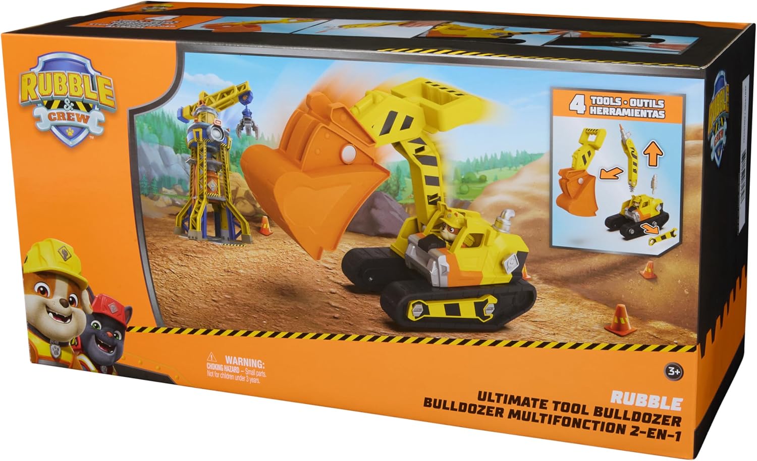 Thumbnail 1 de Rubble & Crew Ultimate Tool Bulldozer 3+ 🚜