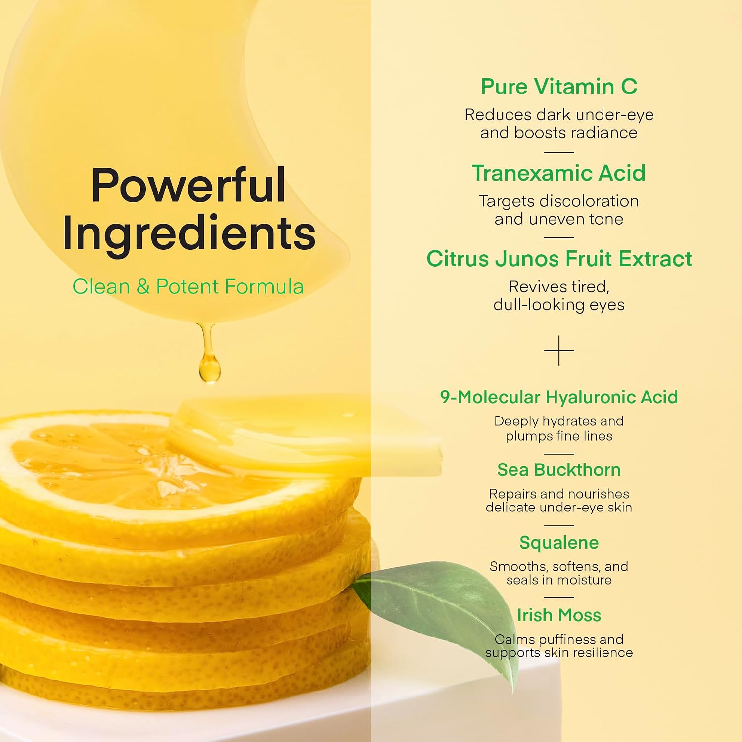 Detalle de Cerotti occhi alla Vitamina C 60 pezzi
