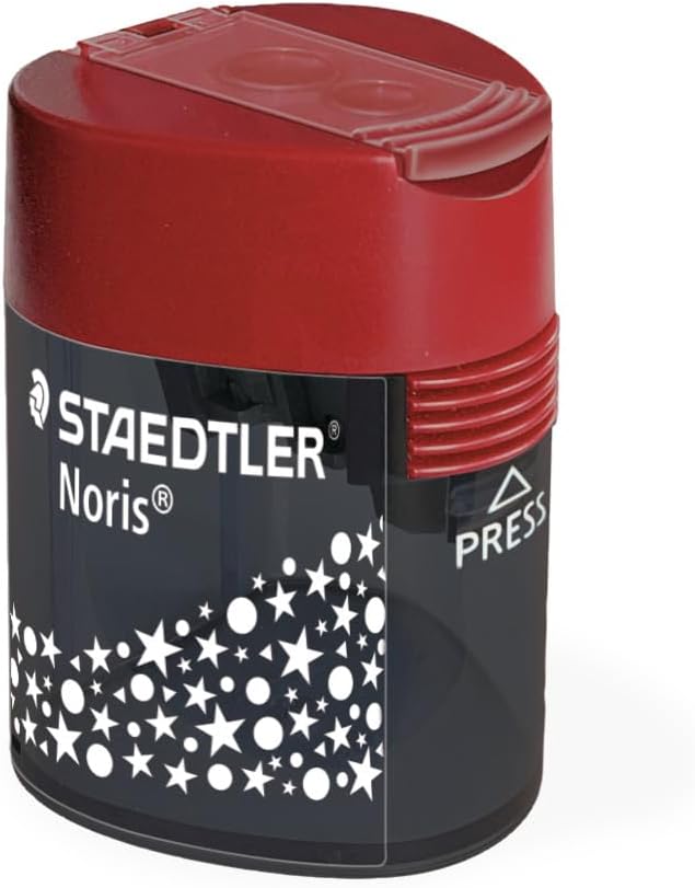 Detalle 2 de STAEDTLER Taille-crayon double – Set de 3 Noris, design triangulaire