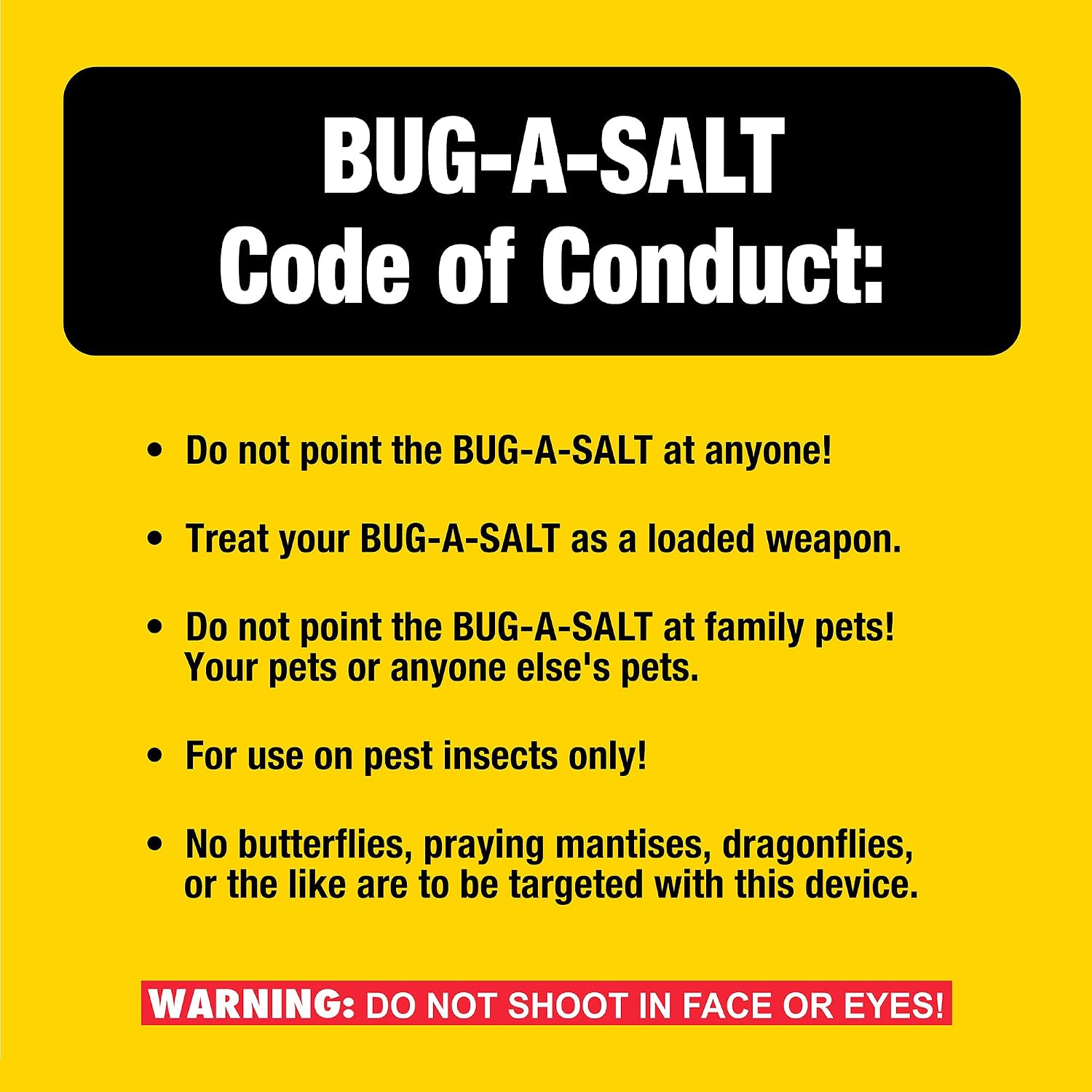 Detalle de Bug-A-Salt 3.0 Black Fly Edition zoutschieter voor vliegen met vizier