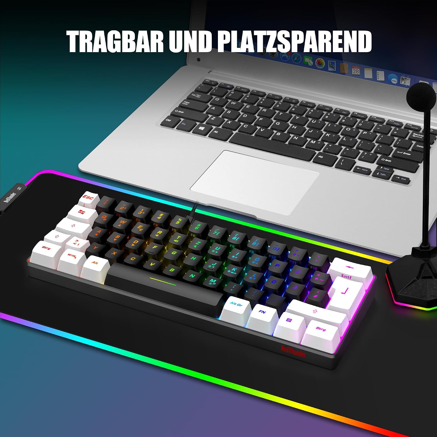 Thumbnail 6 de RedThunder 60% RGB Gaming Tastatur und Maus Set