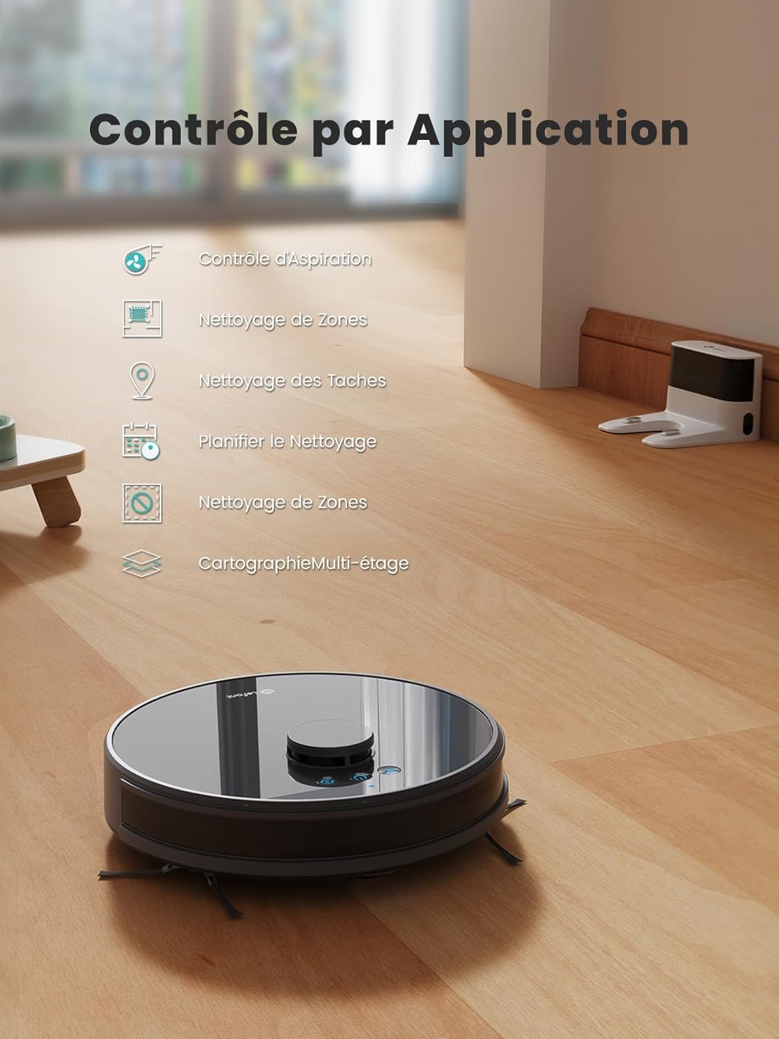 Thumbnail 4 de Lefant Robot Aspirateur 2 en 1, 5500Pa