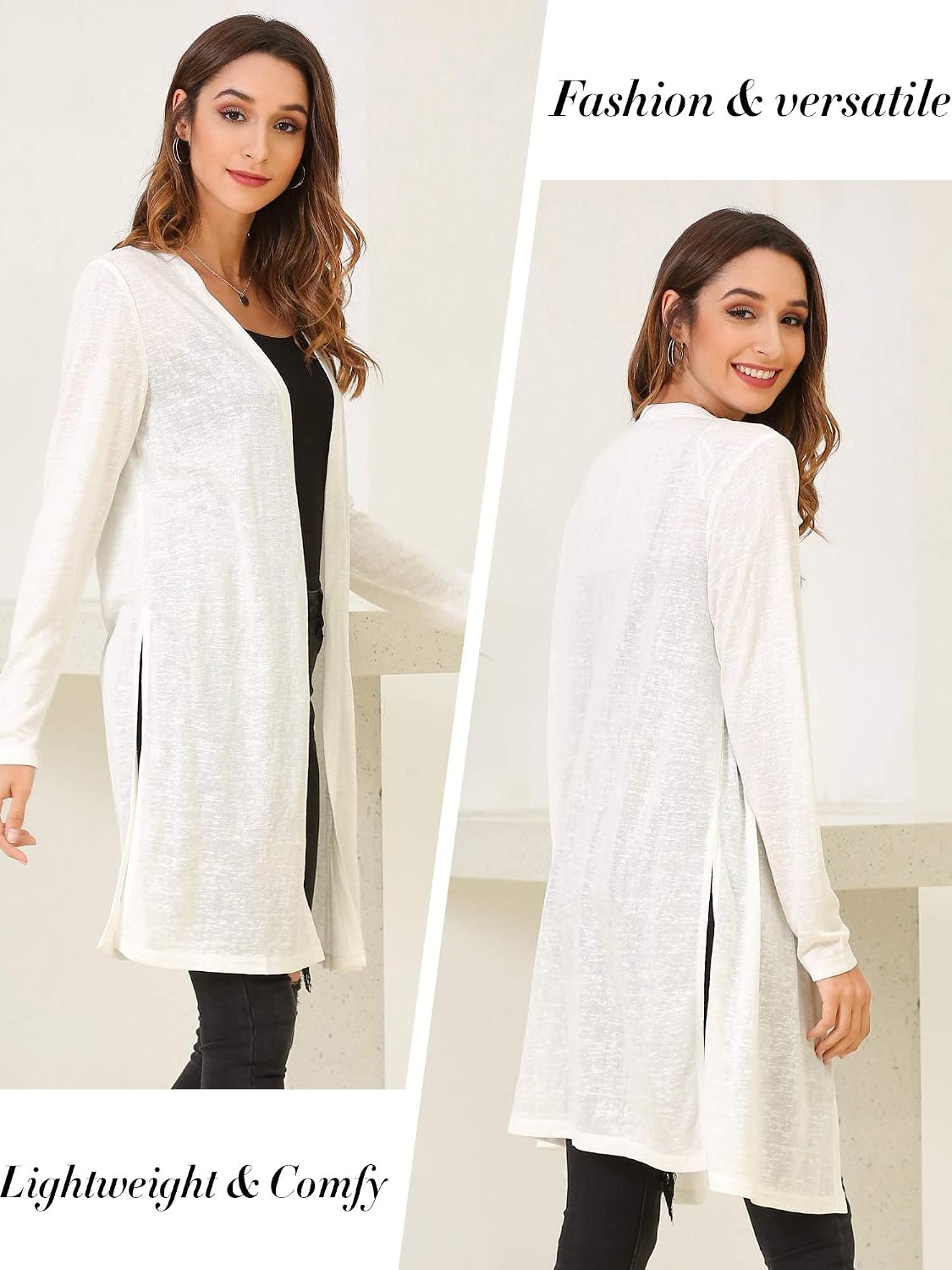 Detalle de MessBebe Lang Cardigan Damen Dünn