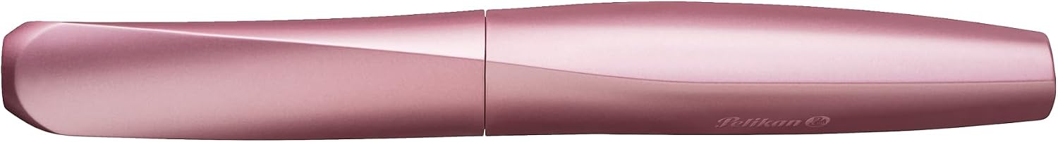 Detalle 2 de Pelikan Twist Füllhalter Edelstahl-Feder M – Girly Rose, inkl. Tintenpatrone