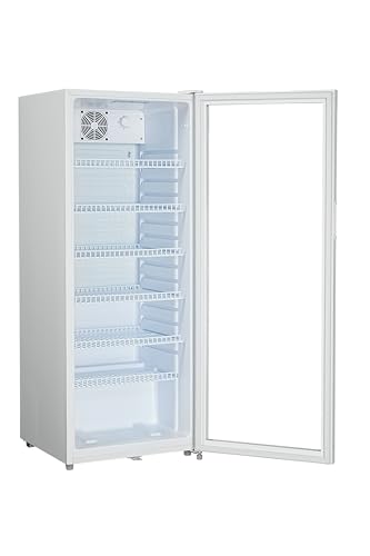 Detalle de METRO Professional GSC4240: Frigorífico para bebidas con puerta de cristal, 237 L, 4–18 °C
