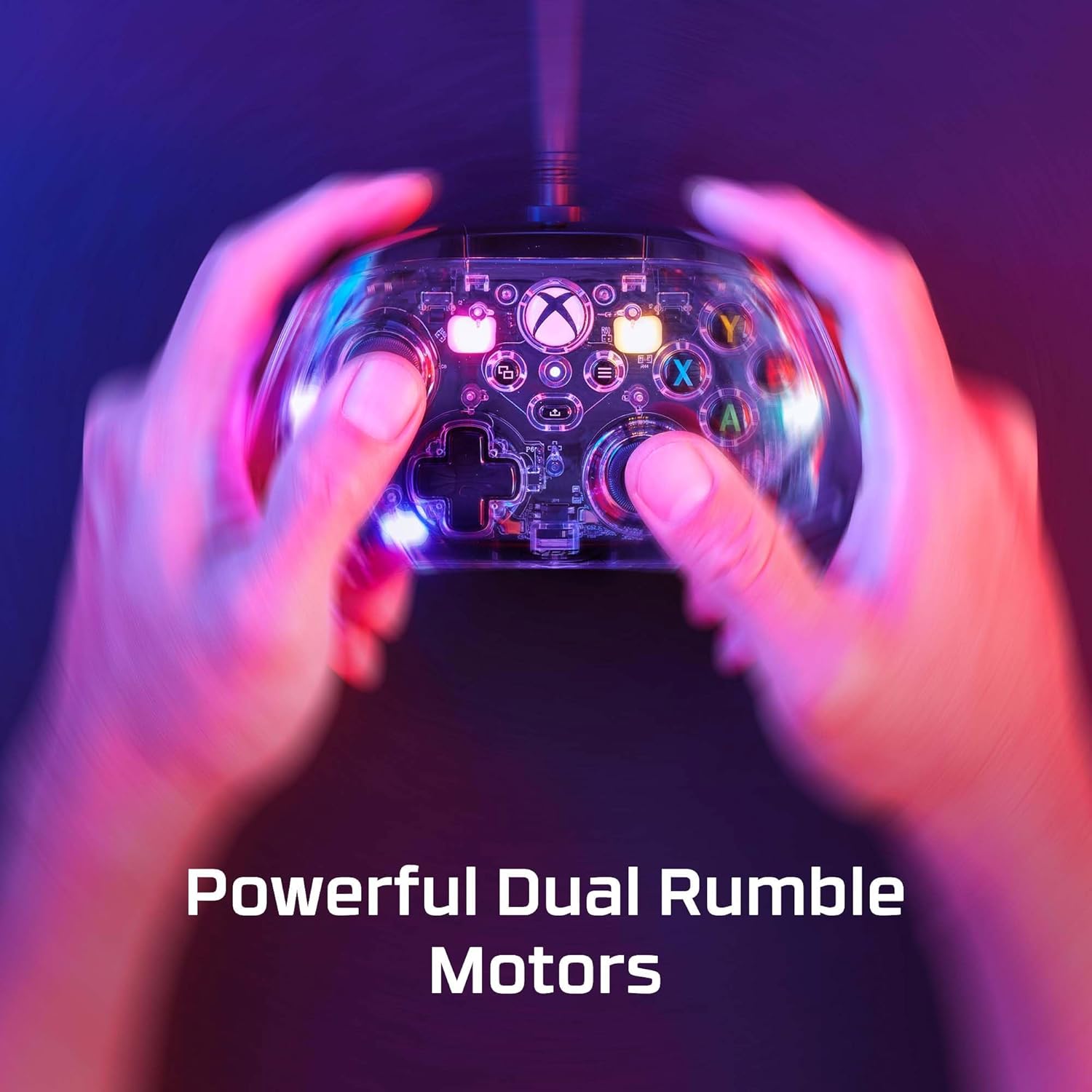 Thumbnail 3 de HyperX Clutch Gladiate RGB: controller cablato USB‑C con licenza Xbox, pulsanti programmabili e jack audio 3,5 mm