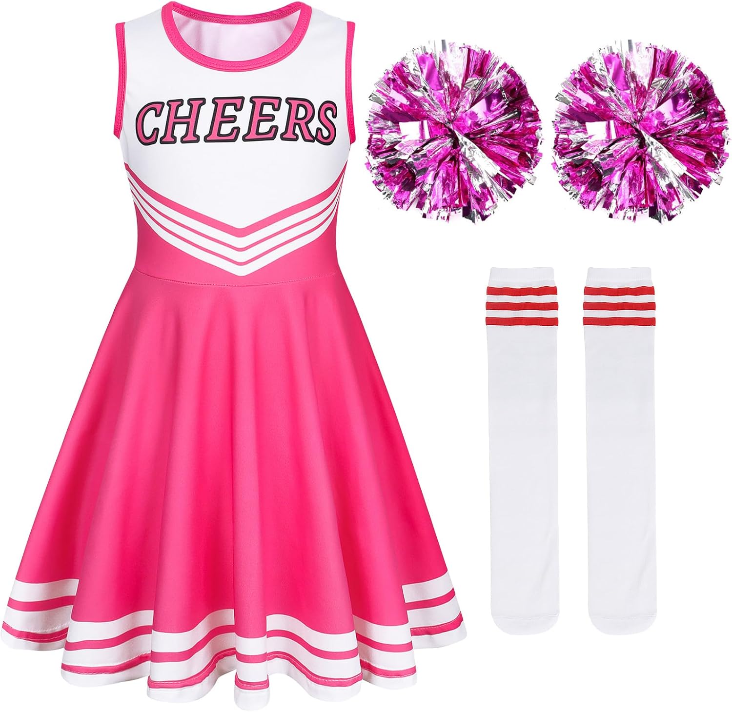 Thumbnail 6 de COTRIO Girls' Cheerleader Costume, Polyester