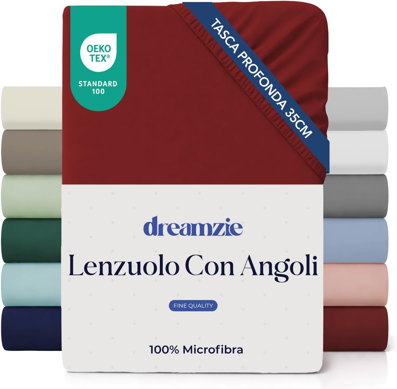 Thumbnail 6 de Dreamzie lenzuola con angoli Matrimoniale 200x200