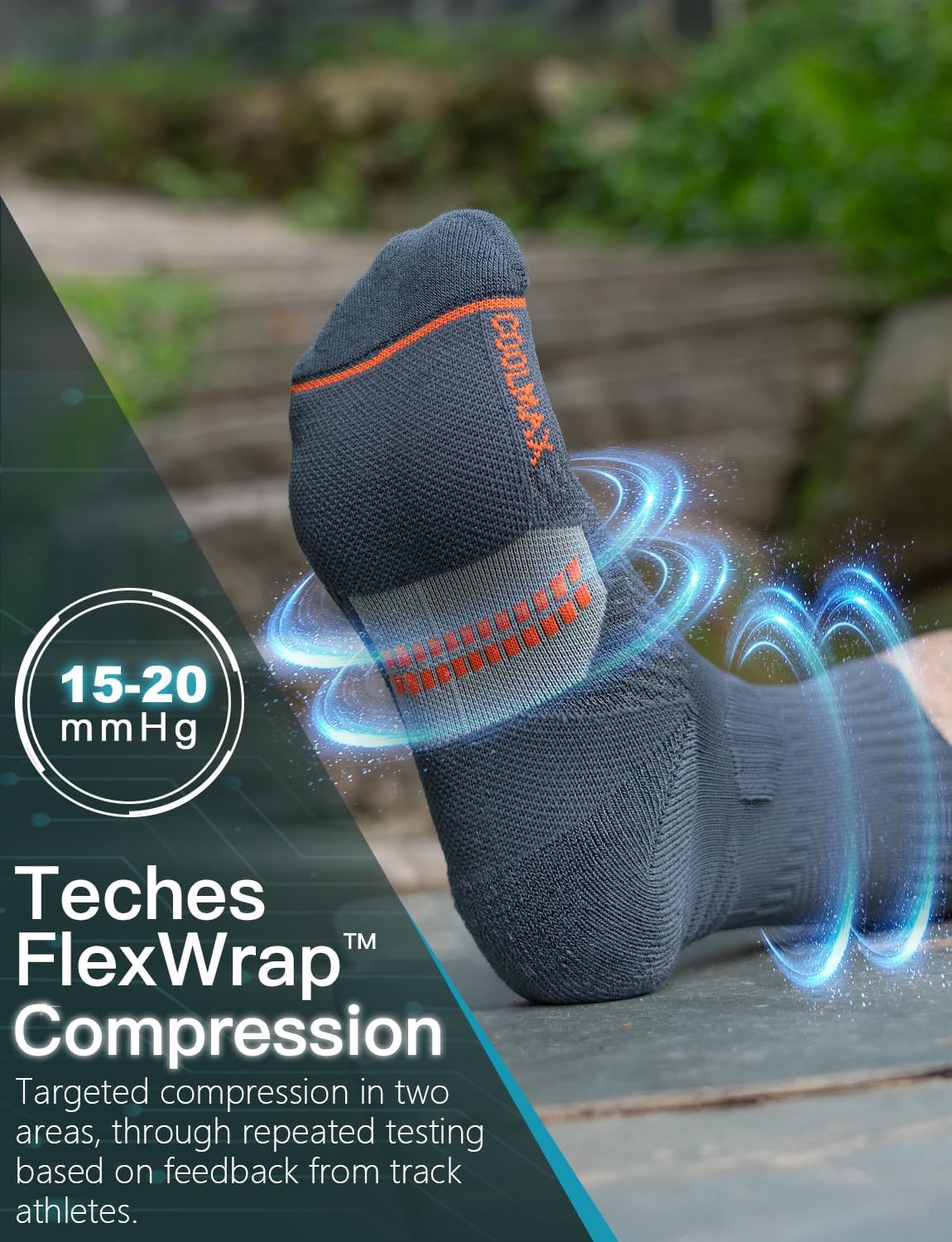 Detalle 2 de Juclise Compression Crew Socks 15–20mmHg