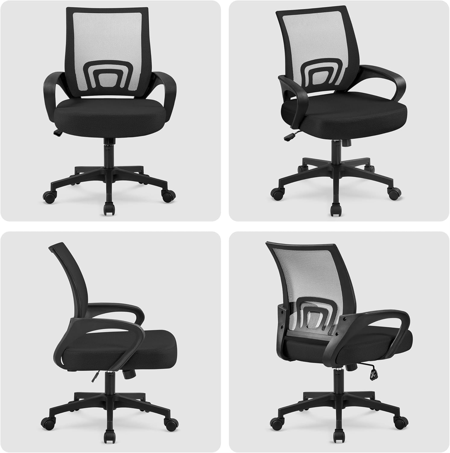 Thumbnail 3 de Yaheetech Silla Escritorio Malla Ergonomica 136 kg
