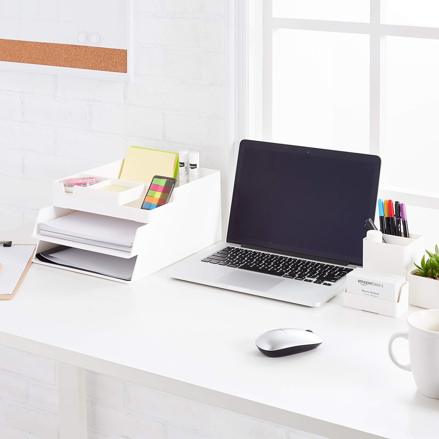 Thumbnail 4 de Amazon Basics Organiseur pot à crayons 8,4 cm ✏️