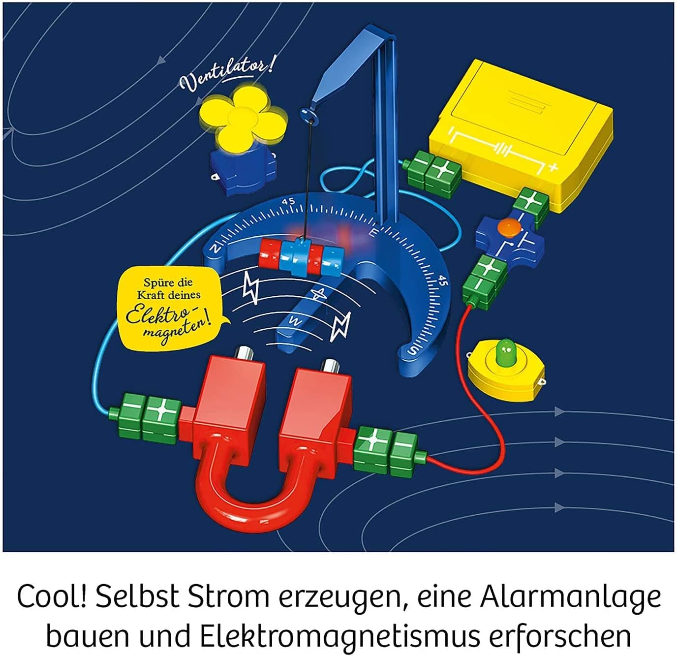 Thumbnail 3 de KOSMOS 620639 Elektro & Co. Elektro-Wissen leicht gemacht – Einsteiger-Experimentierkasten für Kinder ab 8–12 Jahre